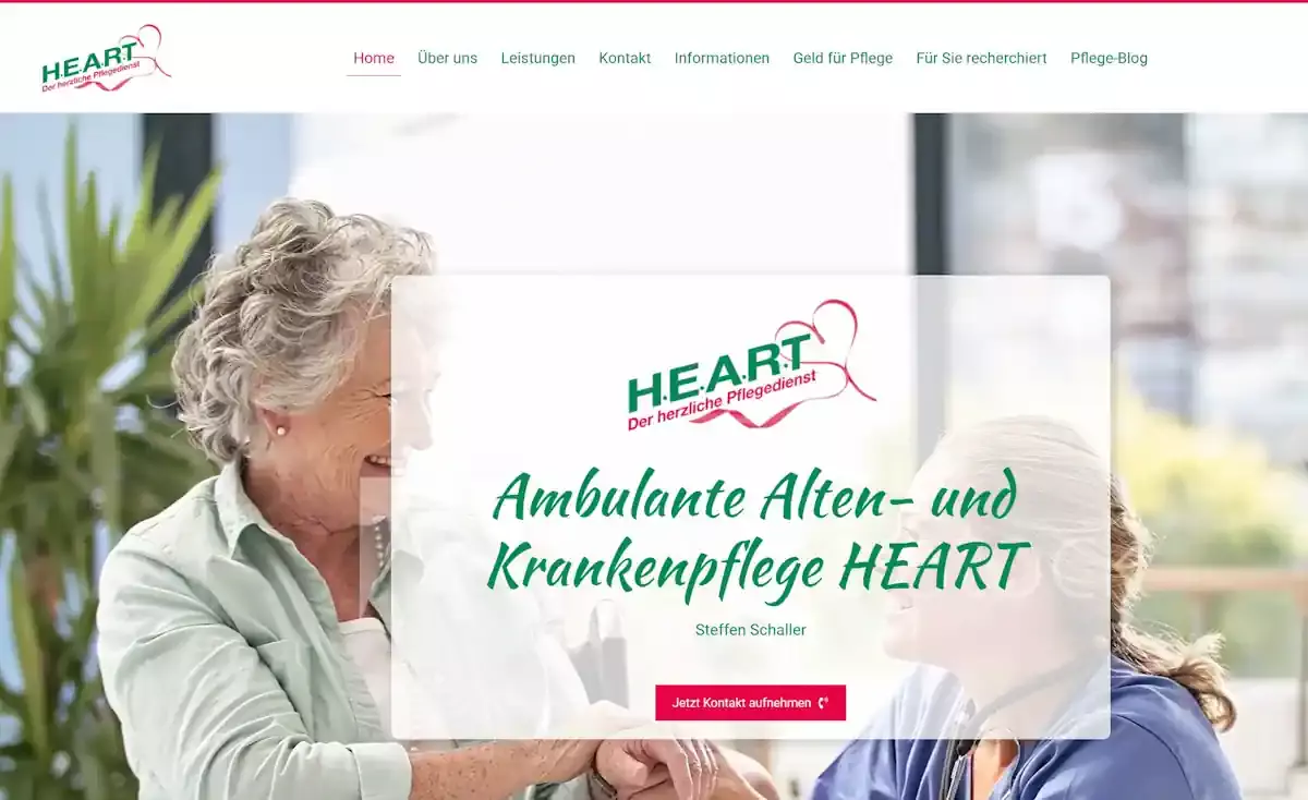 Neue Website ist online-Ambulante Alten- und Krankenpflege